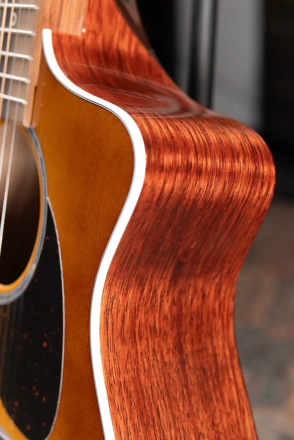 Martin SC-13E Modern Acoustic/Electric Guitar - Mezcal Burst/Koa with Gig Bag - Demo