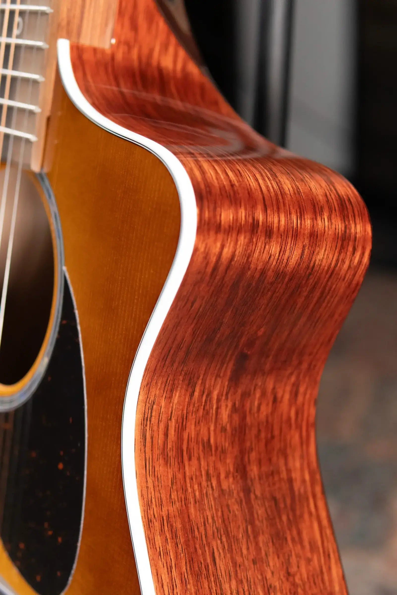 Martin SC-13E Modern Mezcal Burst Acoustic/Electric Guitar - Spruce Burst/Koa with Gig Bag