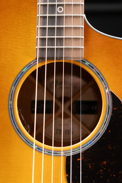 Martin SC-13E Modern Mezcal Burst Acoustic/Electric Guitar - Spruce Burst/Koa with Gig Bag