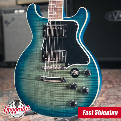 Epiphone Les Paul Special Double Cut Figured Electric Guitar - Ocean Water Perimeter