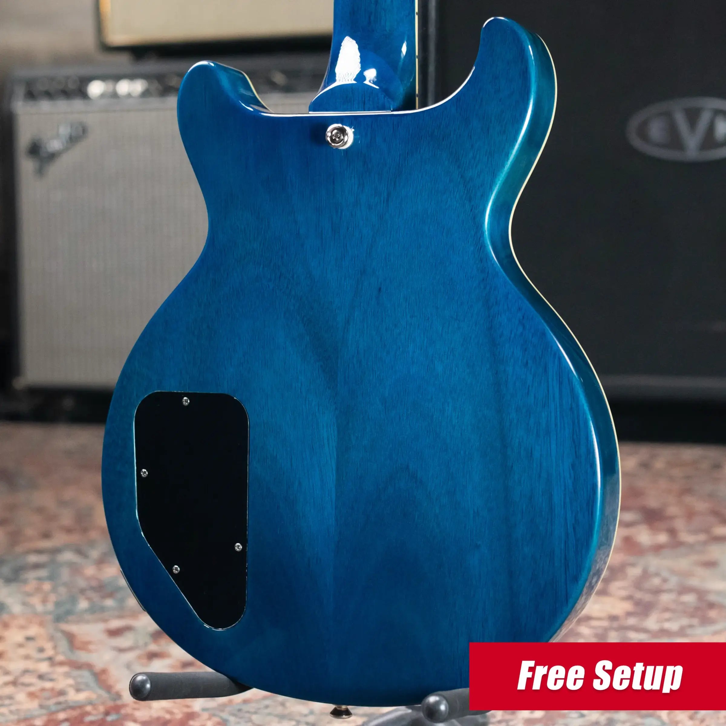 Epiphone Les Paul Special Double Cut Figured Electric Guitar - Ocean Water Perimeter