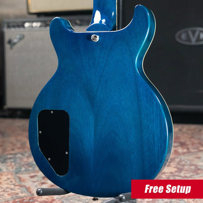 Epiphone Les Paul Special Double Cut Figured Electric Guitar - Ocean Water Perimeter