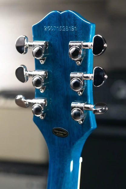 Epiphone Les Paul Special Double Cut Figured Electric Guitar - Ocean Water Perimeter