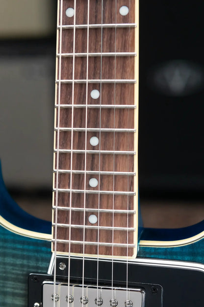 Epiphone Les Paul Special Double Cut Figured Electric Guitar - Ocean Water Perimeter