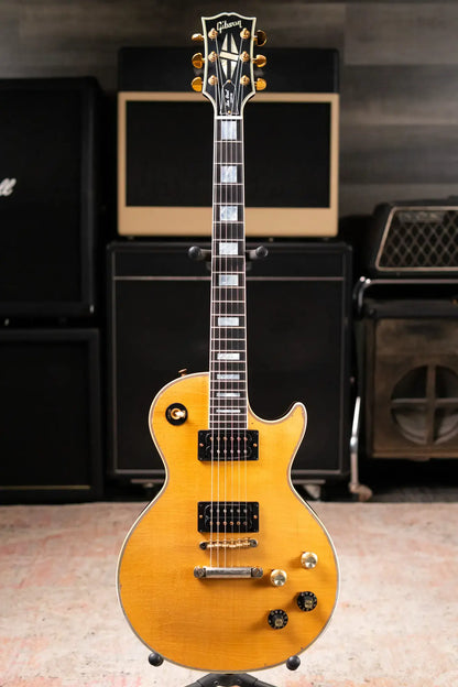 Gibson Custom Shop 1968 Les Paul Custom Mick Ronson Signature Murphy Lab Light Aged Electric Guitar - Antique Natural with Hardshell Case