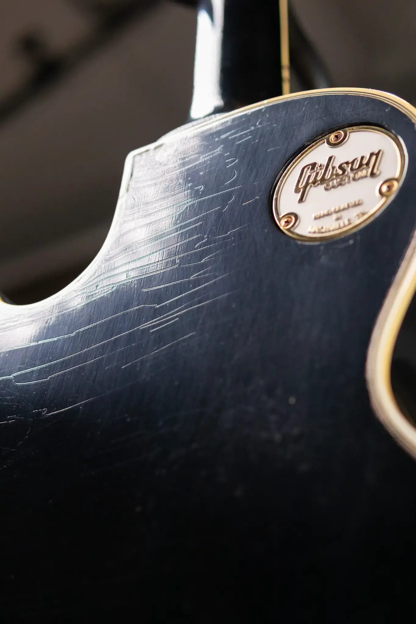 Gibson Custom Shop 1968 Les Paul Custom Mick Ronson Signature Murphy Lab Light Aged Electric Guitar - Antique Natural with Hardshell Case