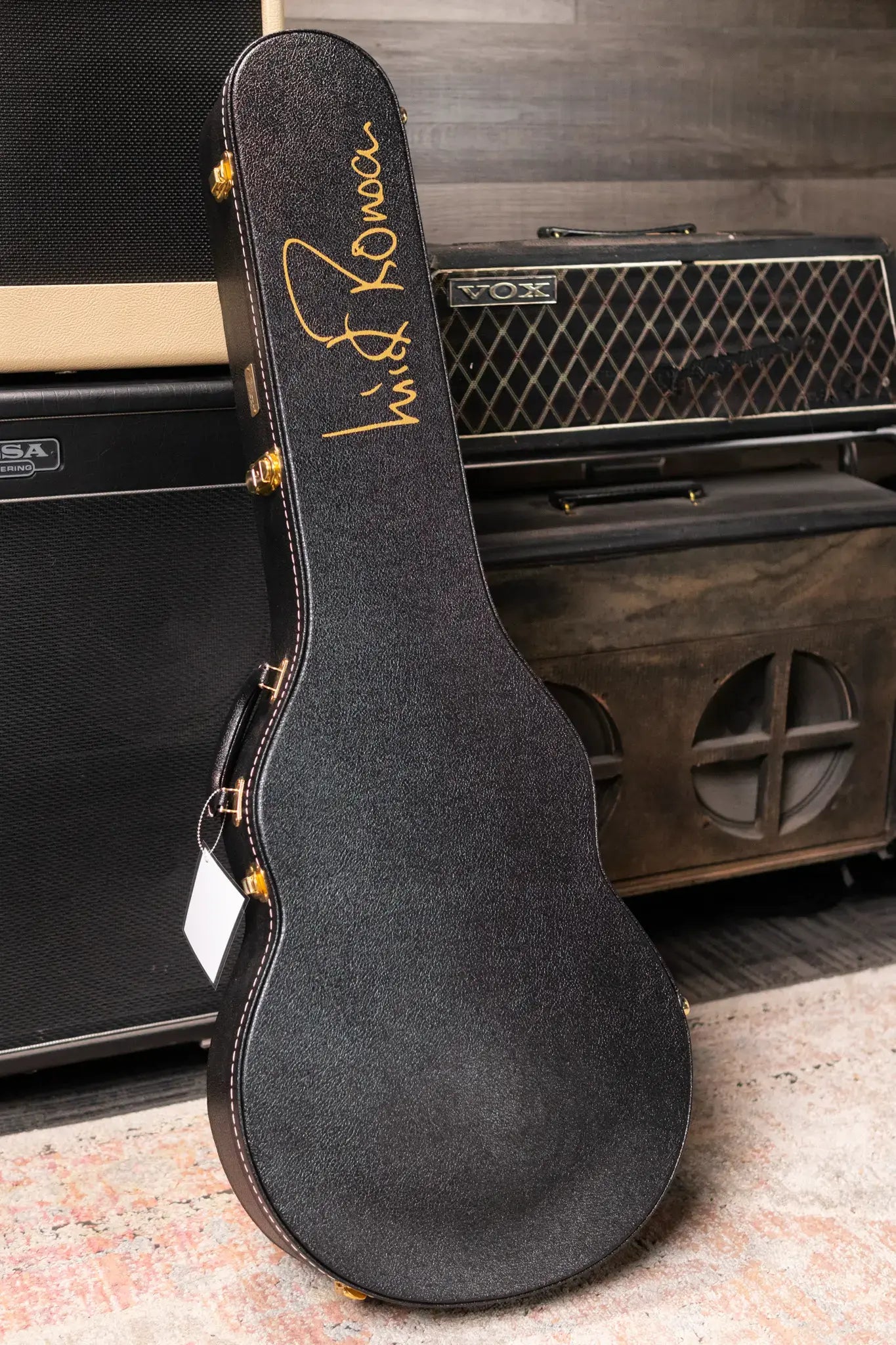 Gibson Custom Shop 1968 Les Paul Custom Mick Ronson Signature Murphy Lab Light Aged Electric Guitar - Antique Natural with Hardshell Case