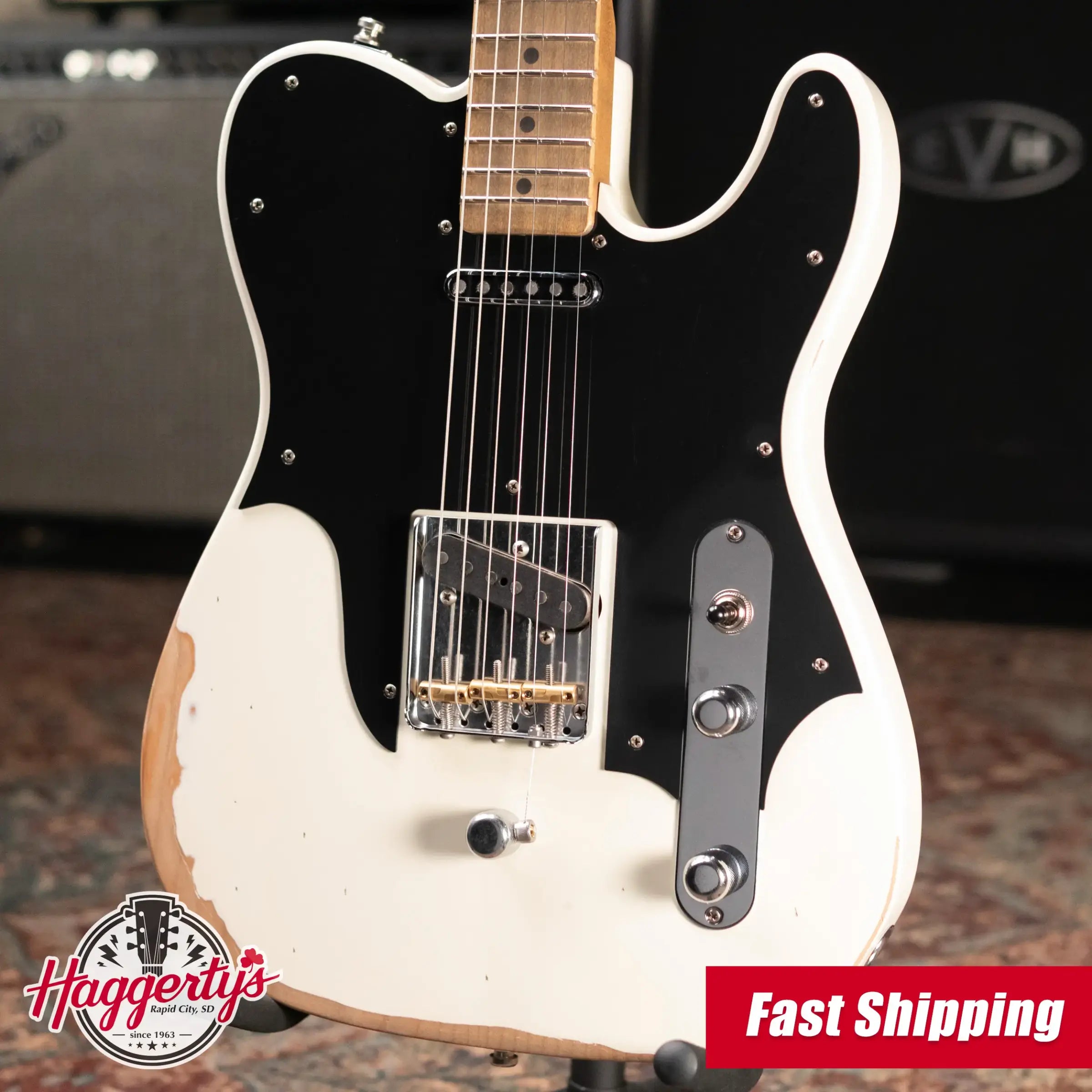 Fender John Osborne Signature Telecaster Electric Guitar - Olympic White with Hardshell Case