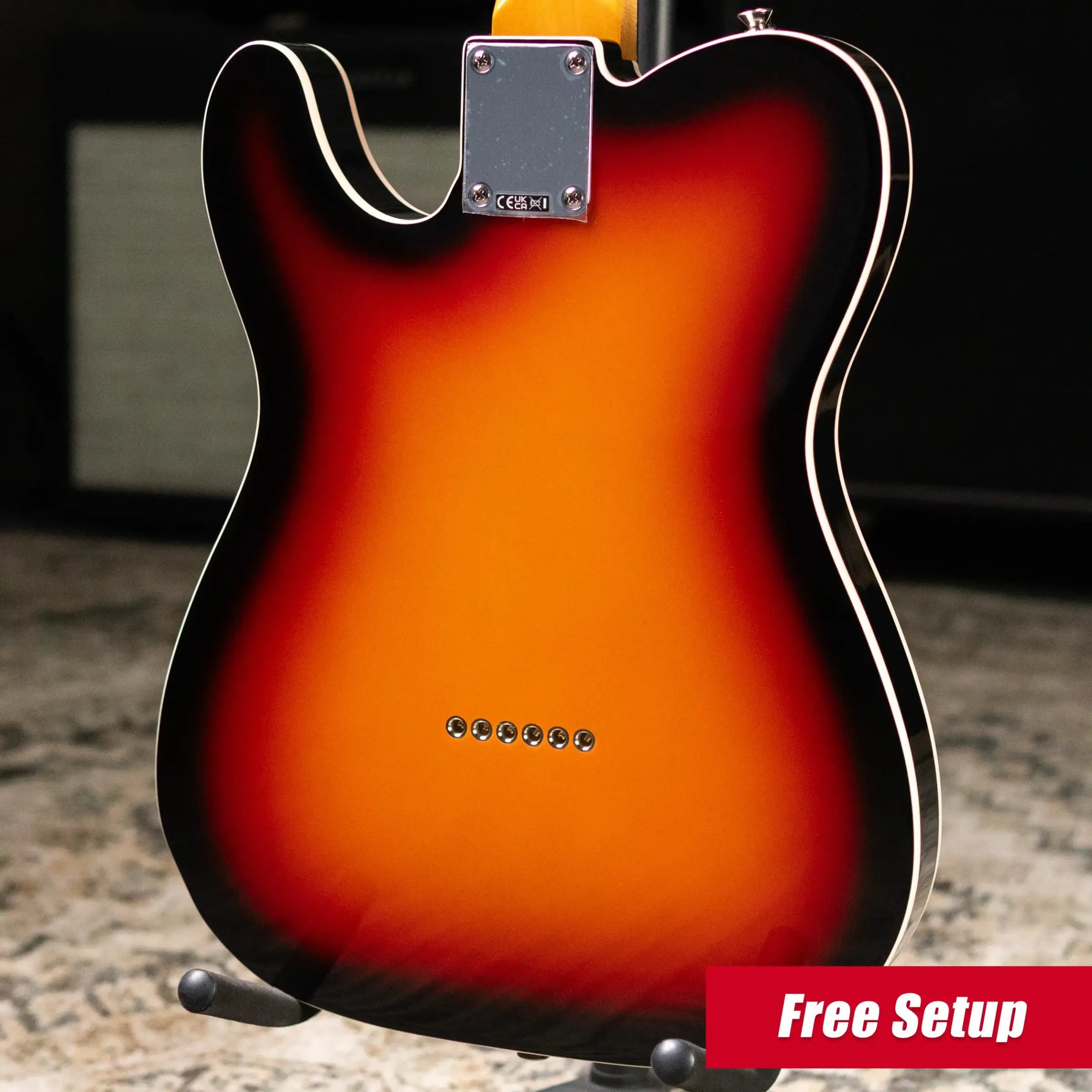 Fender Limited Edition Vintera III Early '60s Custom Telecaster Electric Guitar - 3-Color Sunburst with Gig Bag