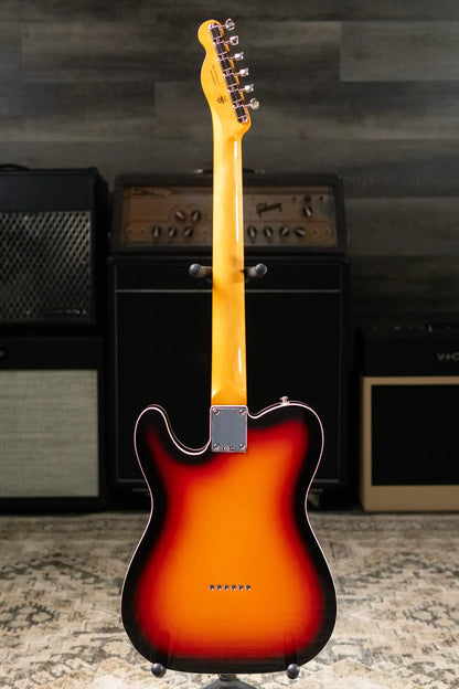 Fender Limited Edition Vintera III Early '60s Custom Telecaster Electric Guitar - 3-Color Sunburst with Gig Bag