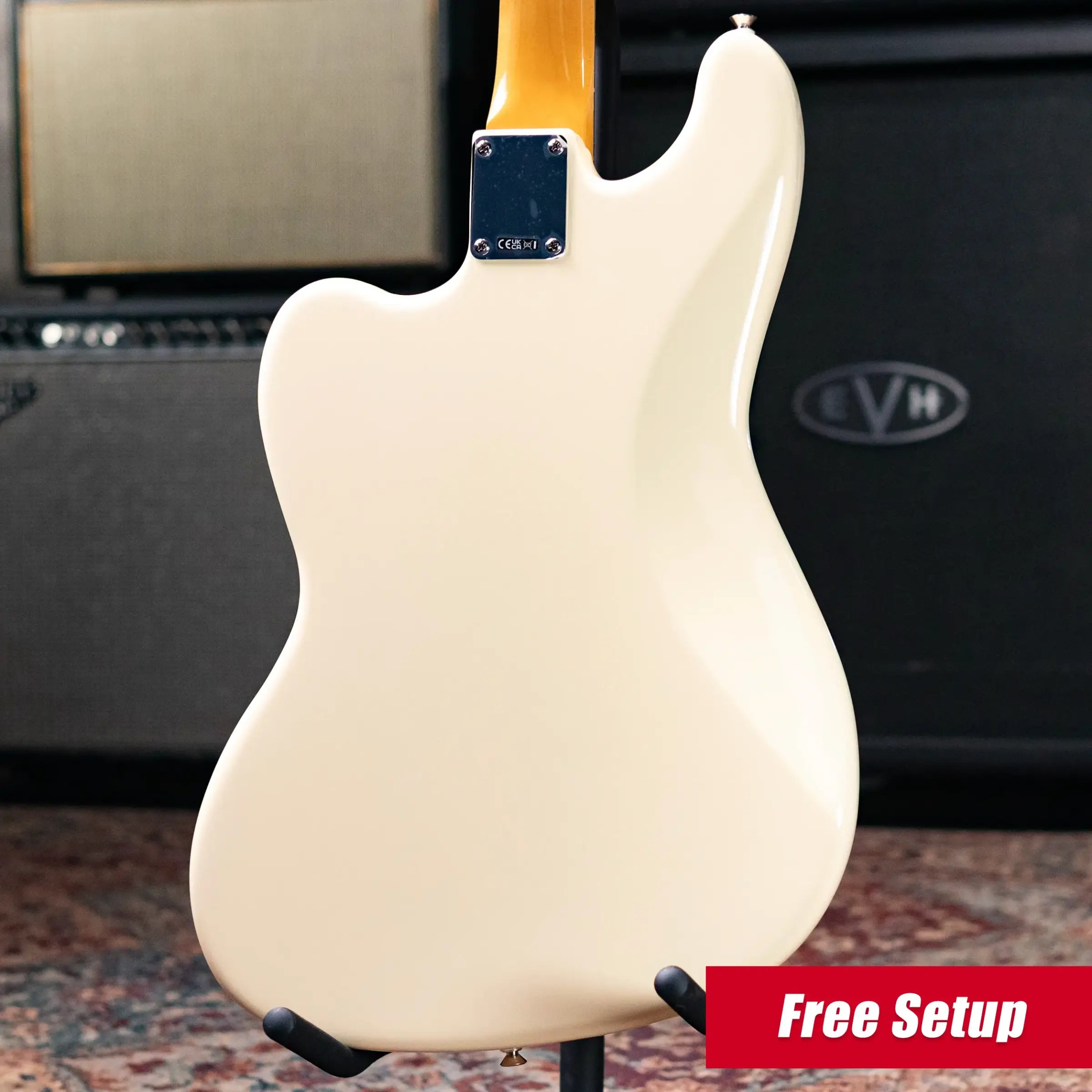 Fender Vintera III Early '60s Bass VI - Olympic White with Gig Bag