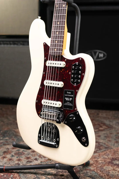 Fender Vintera III Early '60s Bass VI - Olympic White with Gig Bag