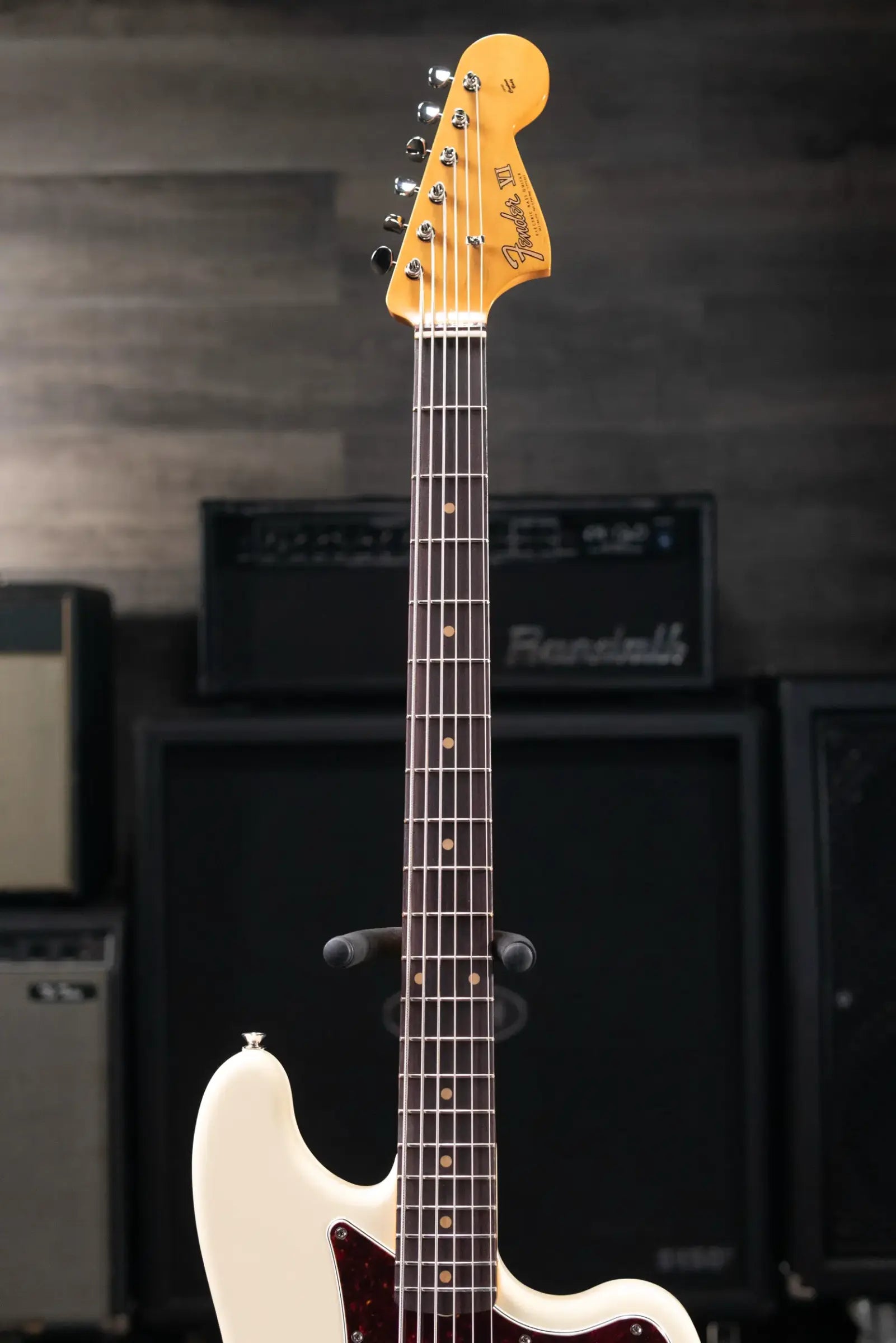 Fender Vintera III Early '60s Bass VI - Olympic White with Gig Bag