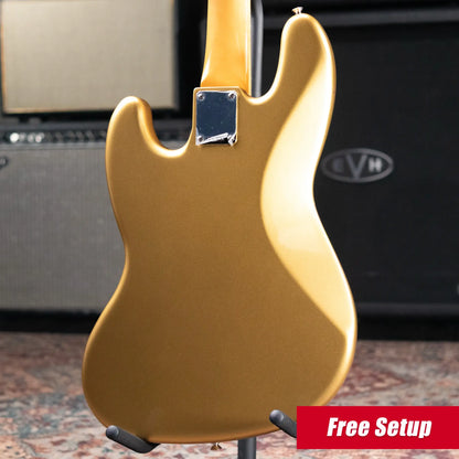 Fender Vintera III Early '60s Jazz Bass - Aztec Gold with Gig Bag - Demo