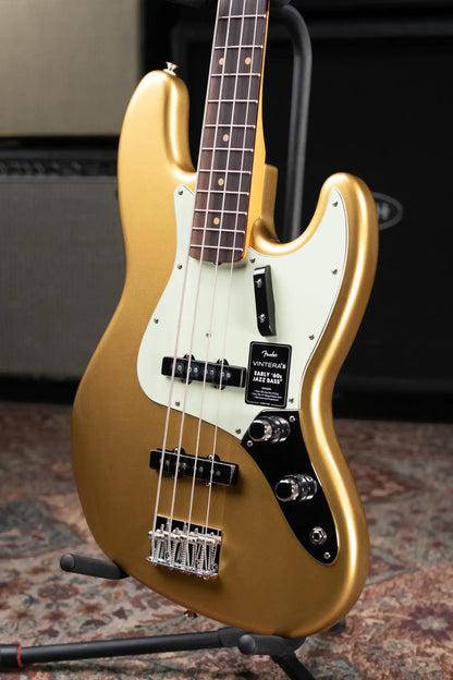 Fender Vintera III Early '60s Jazz Bass - Aztec Gold with Gig Bag - Demo