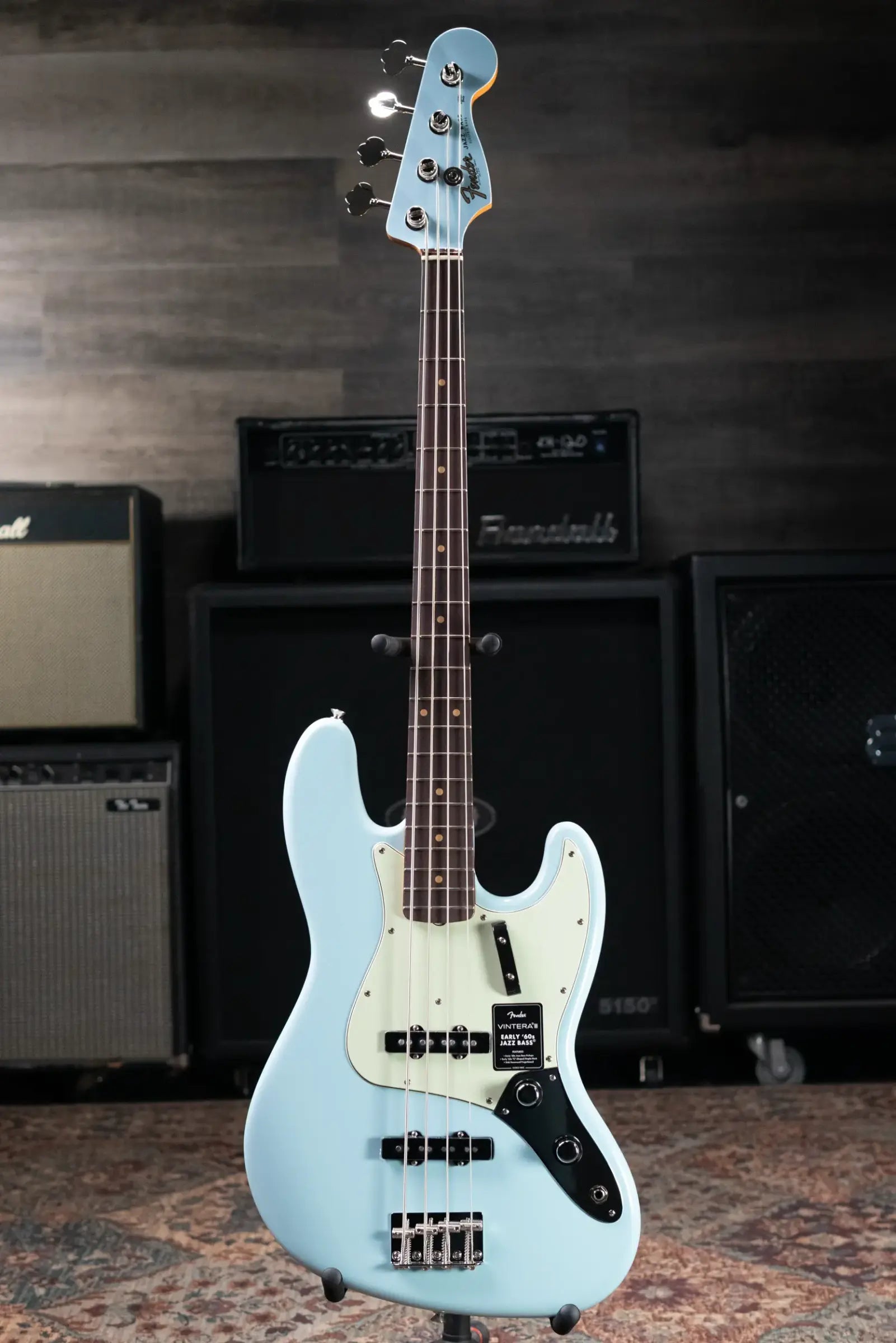 Fender Vintera III Early '60s Jazz Bass - Sonic Blue with Gig Bag