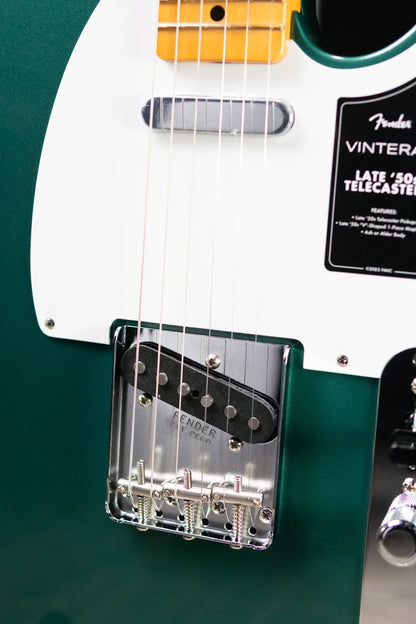 Fender Vintera III Late '50s Telecaster Electric Guitar - Sherwood Green
