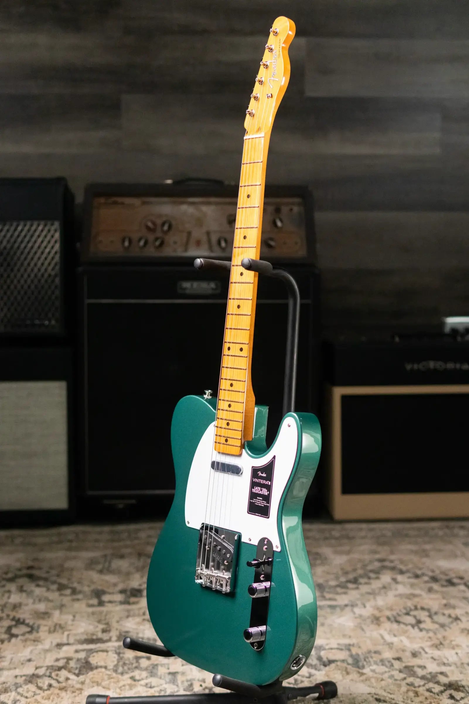 Fender Vintera III Late '50s Telecaster Electric Guitar - Sherwood Green