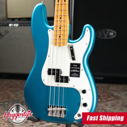 Fender Vintera III Late '60s Precision Bass - Lake Placid Blue with Gig Bag