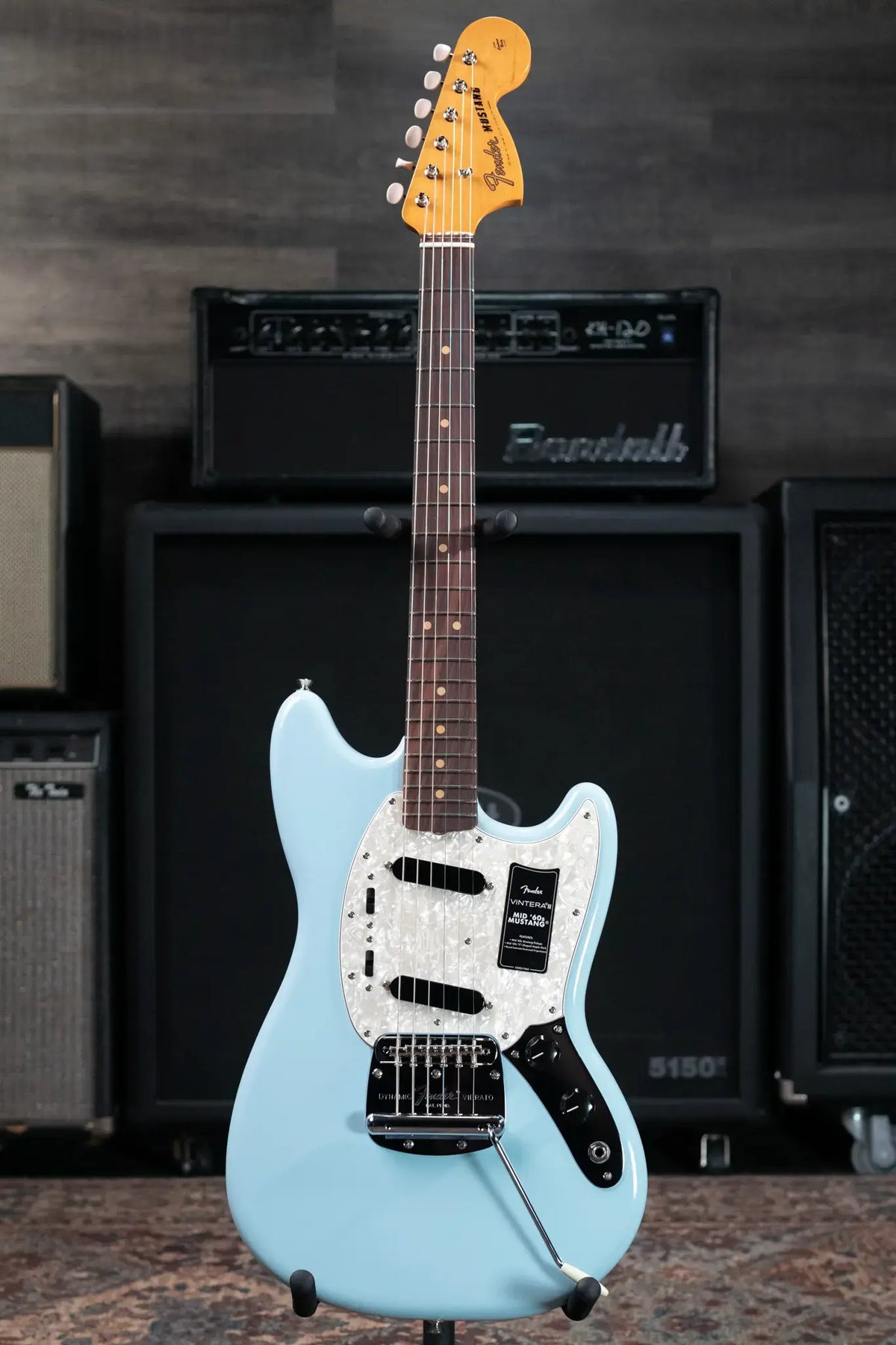 Fender Vintera III Mid '60s Mustang Electric Guitar - Sonic Blue with