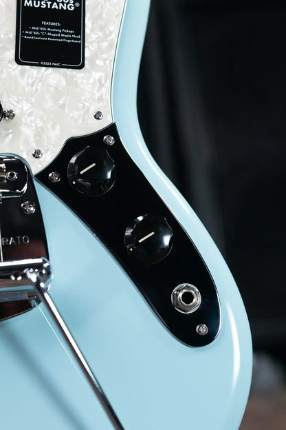 Fender Vintera III Mid '60s Mustang Electric Guitar - Sonic Blue with Gig Bag
