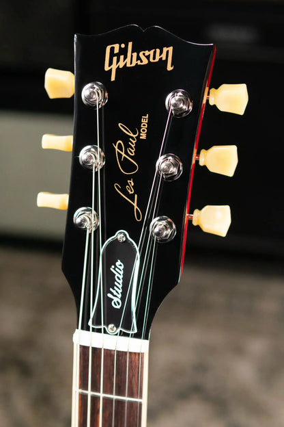 Gibson Les Paul Studio Double Trouble Electric Guitar - Dirty Lemon Burst/Cherry Back with Gig Bag