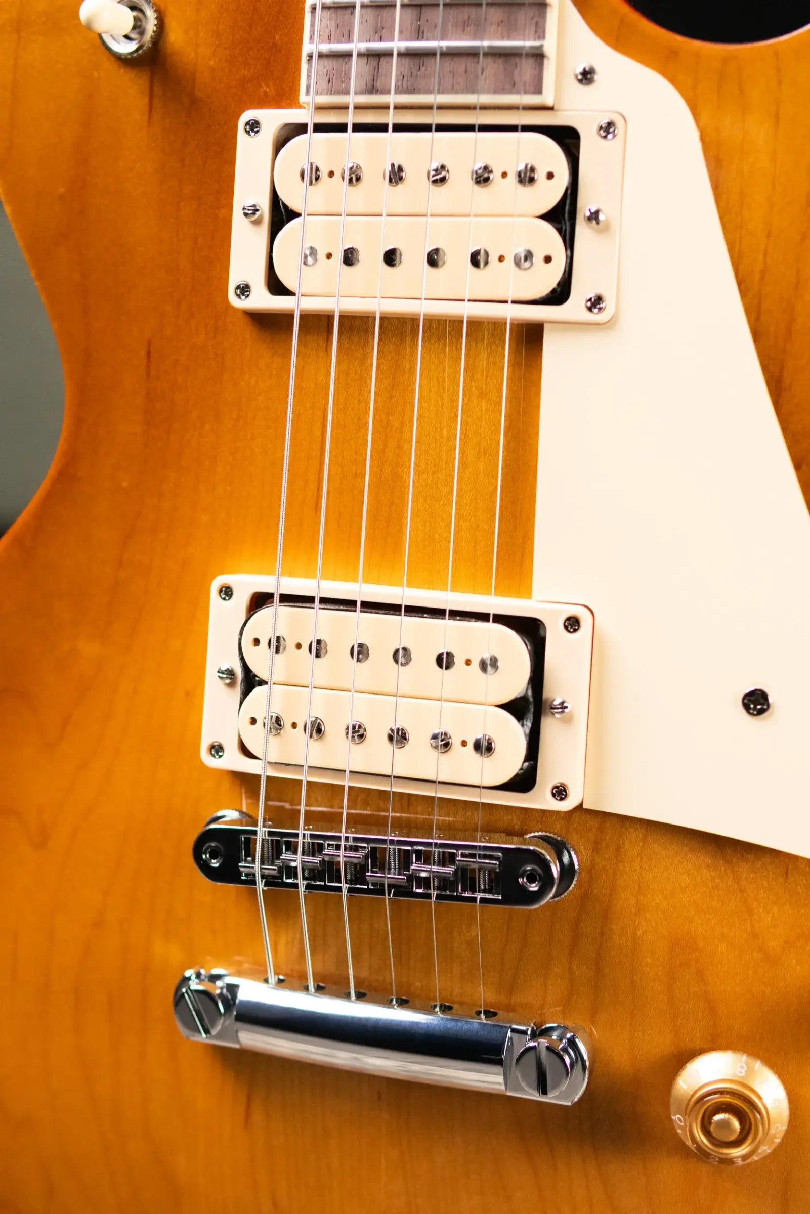 Gibson Les Paul Studio Double Trouble Electric Guitar - Dirty Lemon Burst/Cherry Back with Gig Bag