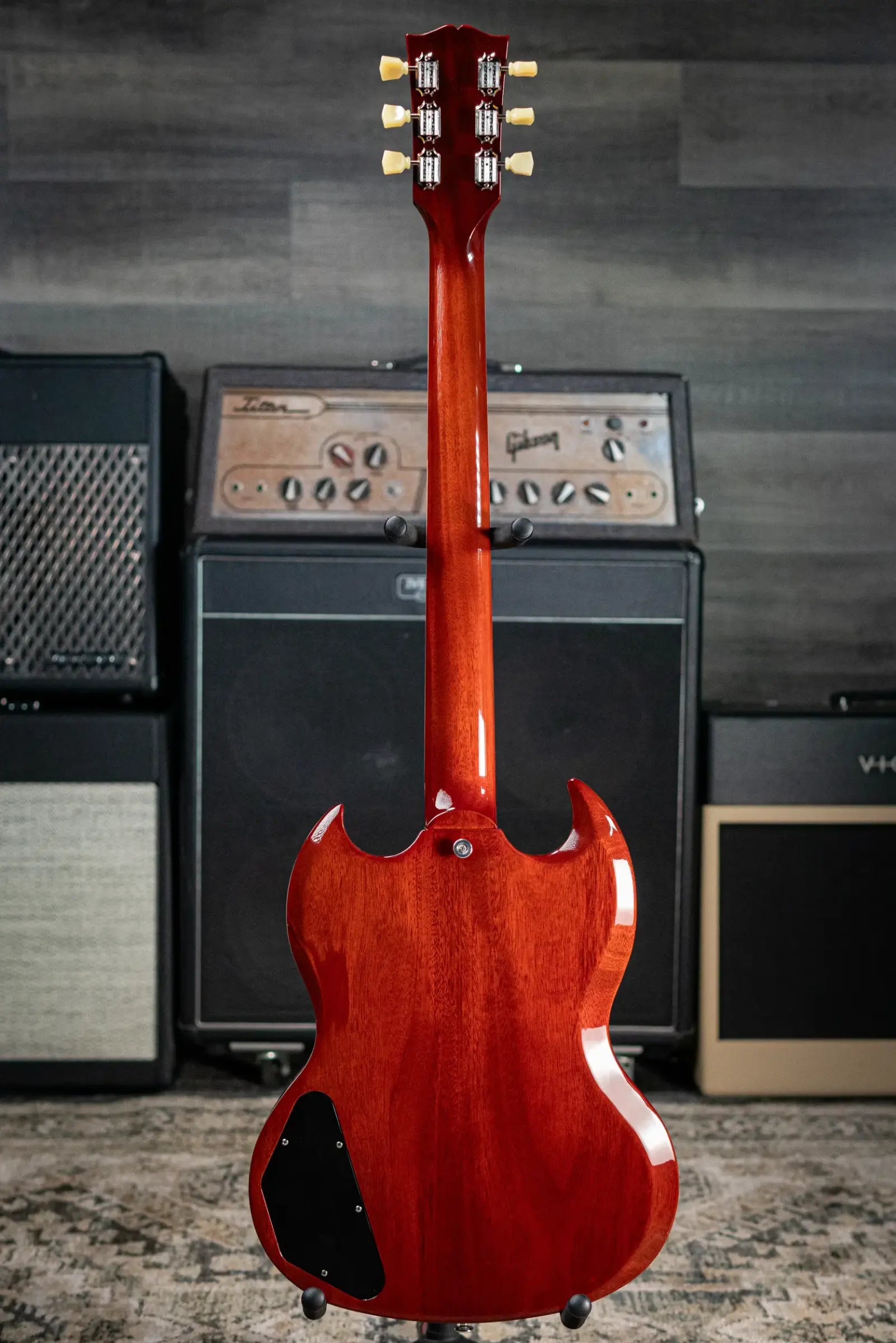 Gibson Jake Kiszka Signature 1961 SG Standard - Faded Vintage Cherry with Hardshell Case