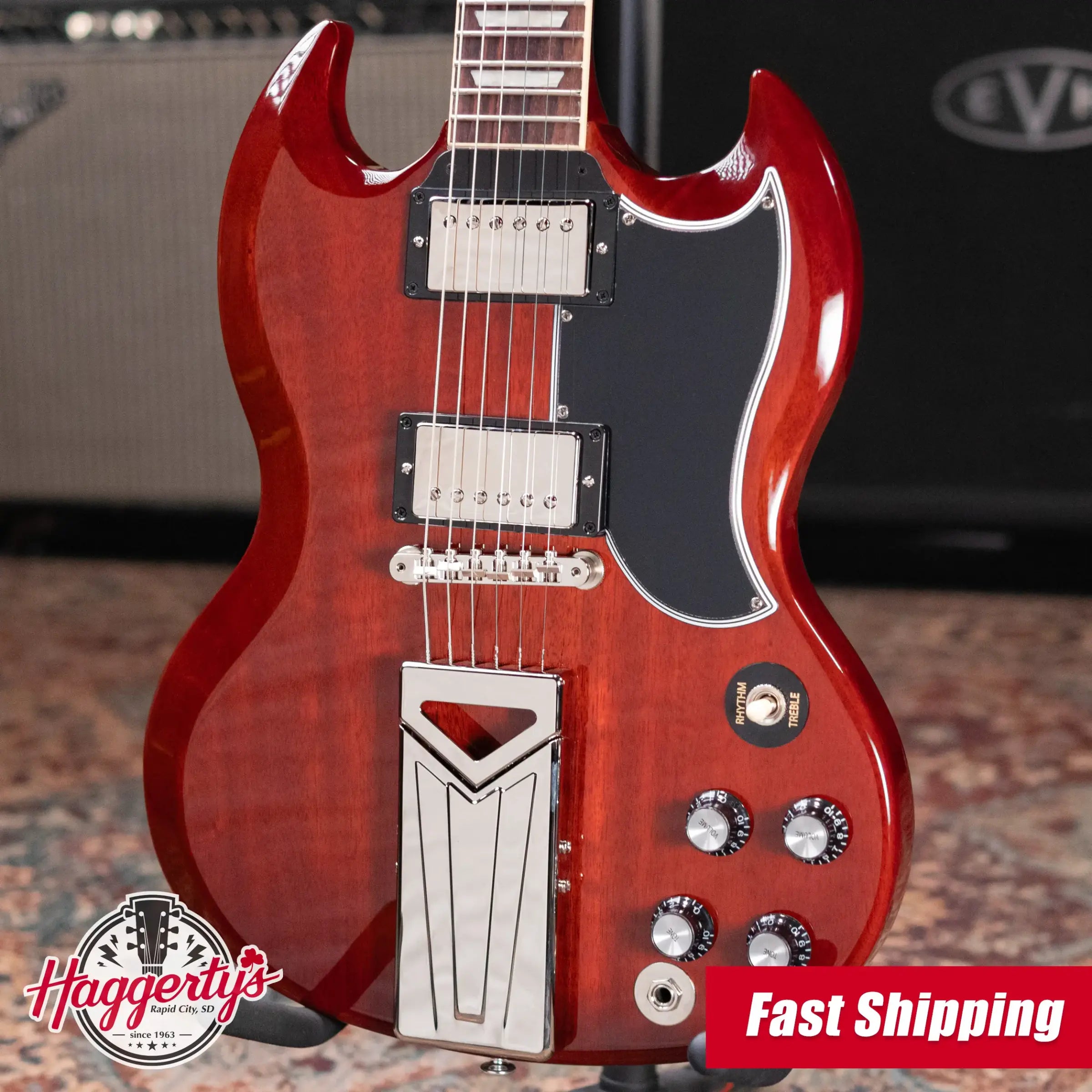 Gibson Jake Kiszka Signature 1961 SG Standard - Faded Vintage Cherry with Hardshell Case