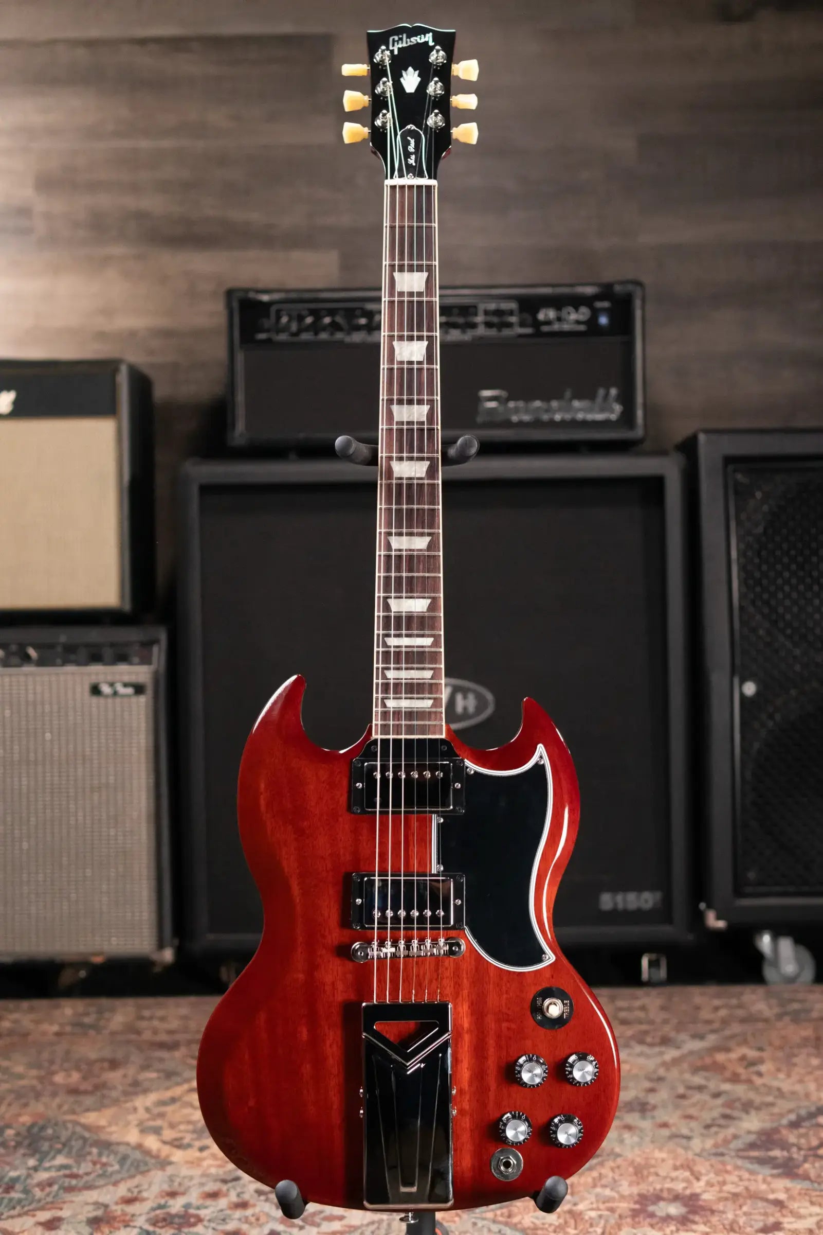 Gibson Jake Kiszka Signature 1961 SG Standard - Faded Vintage Cherry with Hardshell Case