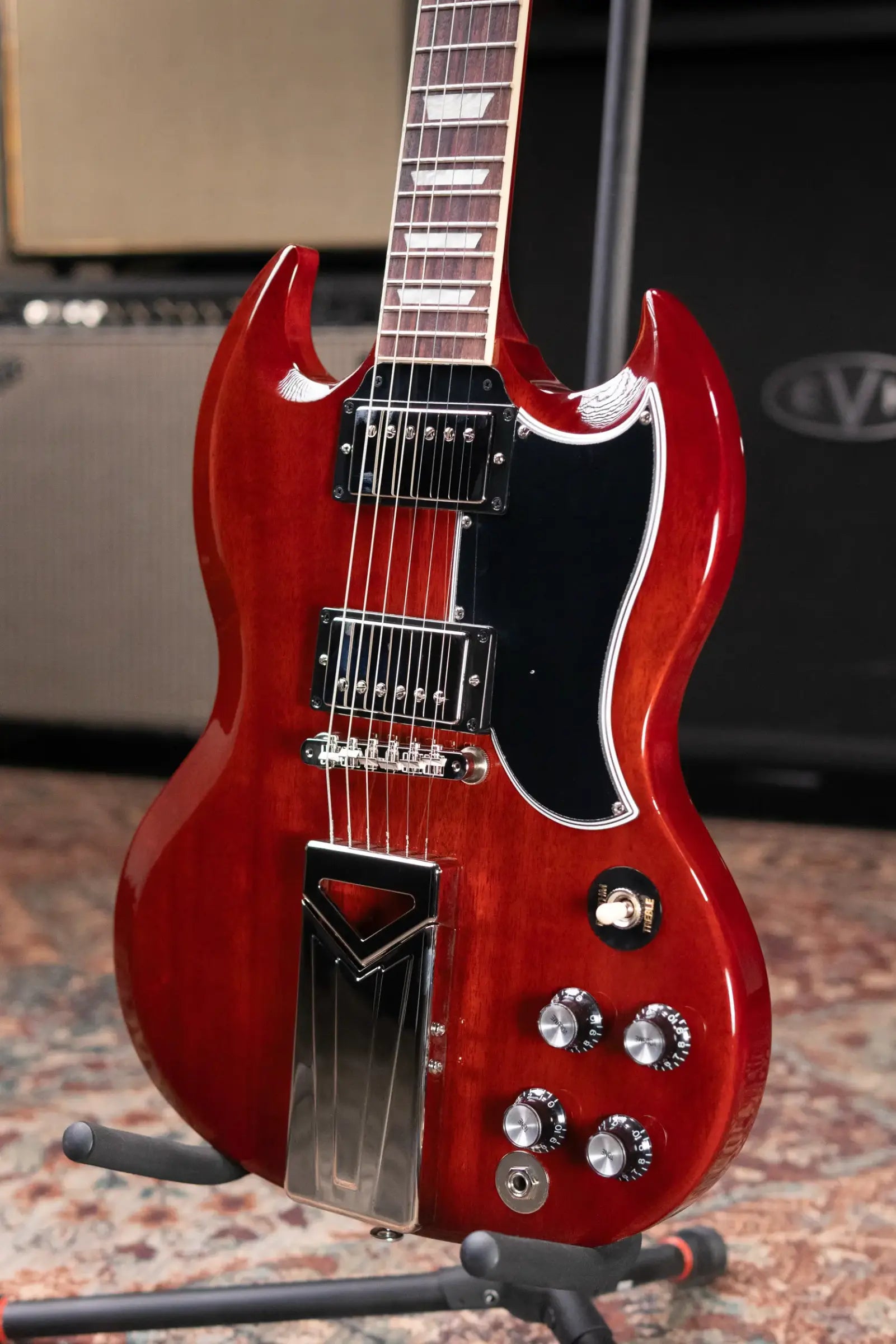 Gibson Jake Kiszka Signature 1961 SG Standard - Faded Vintage Cherry with Hardshell Case