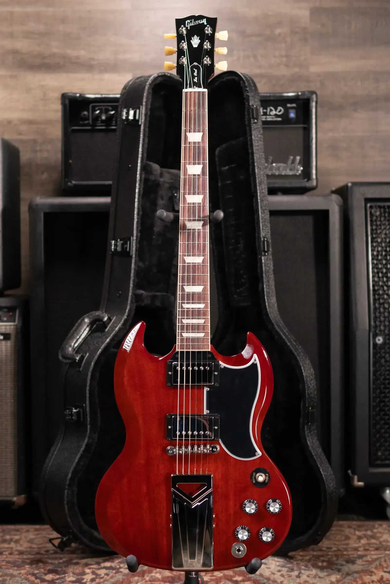 Gibson Jake Kiszka Signature 1961 SG Standard - Faded Vintage Cherry with Hardshell Case