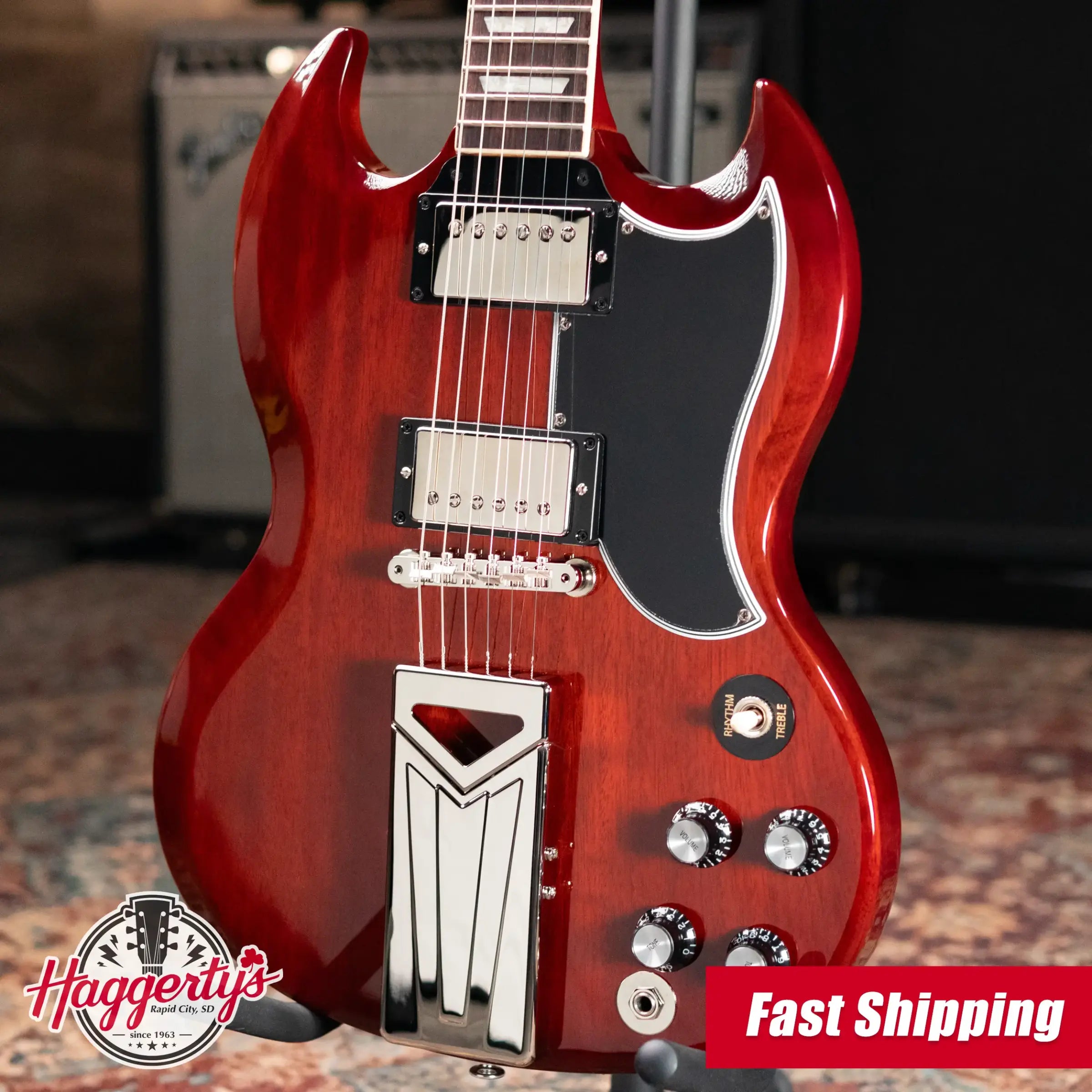 Gibson Jake Kiszka Signature 1961 SG Standard - Faded Vintage Cherry with Hardshell Case - B-Stock