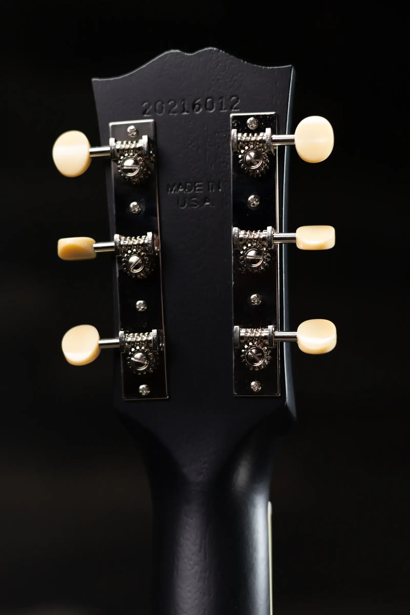 Gibson Century Collection J-185 12-Fret Acoustic Guitar - Ebony with Hardshell Case