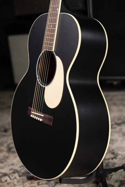 Gibson Century Collection J-185 12-Fret Acoustic Guitar - Ebony with Hardshell Case
