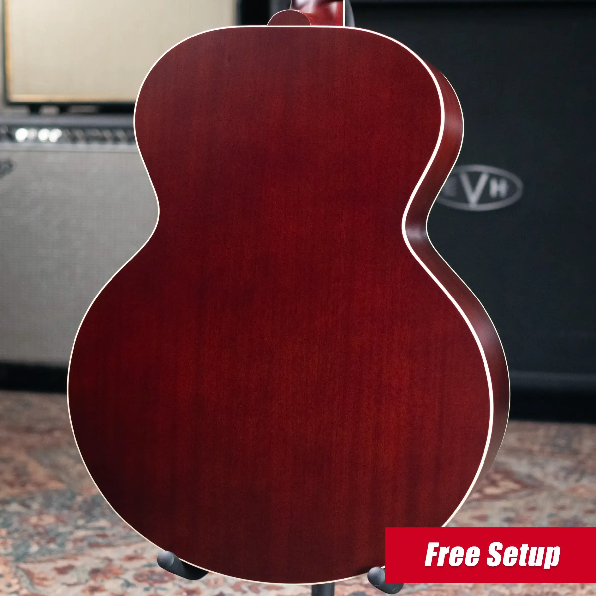 Gibson Century Collection J-185 12 Fret Acoustic Guitar - Vintage Sunburst with Hardshell Case