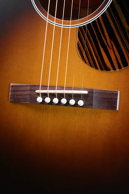 Gibson Century Collection J-185 12 Fret Acoustic Guitar - Vintage Sunburst with Hardshell Case