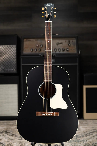 Gibson Century Collection J-45 12-Fret Acoustic Guitar - Ebony with Hardshell Case