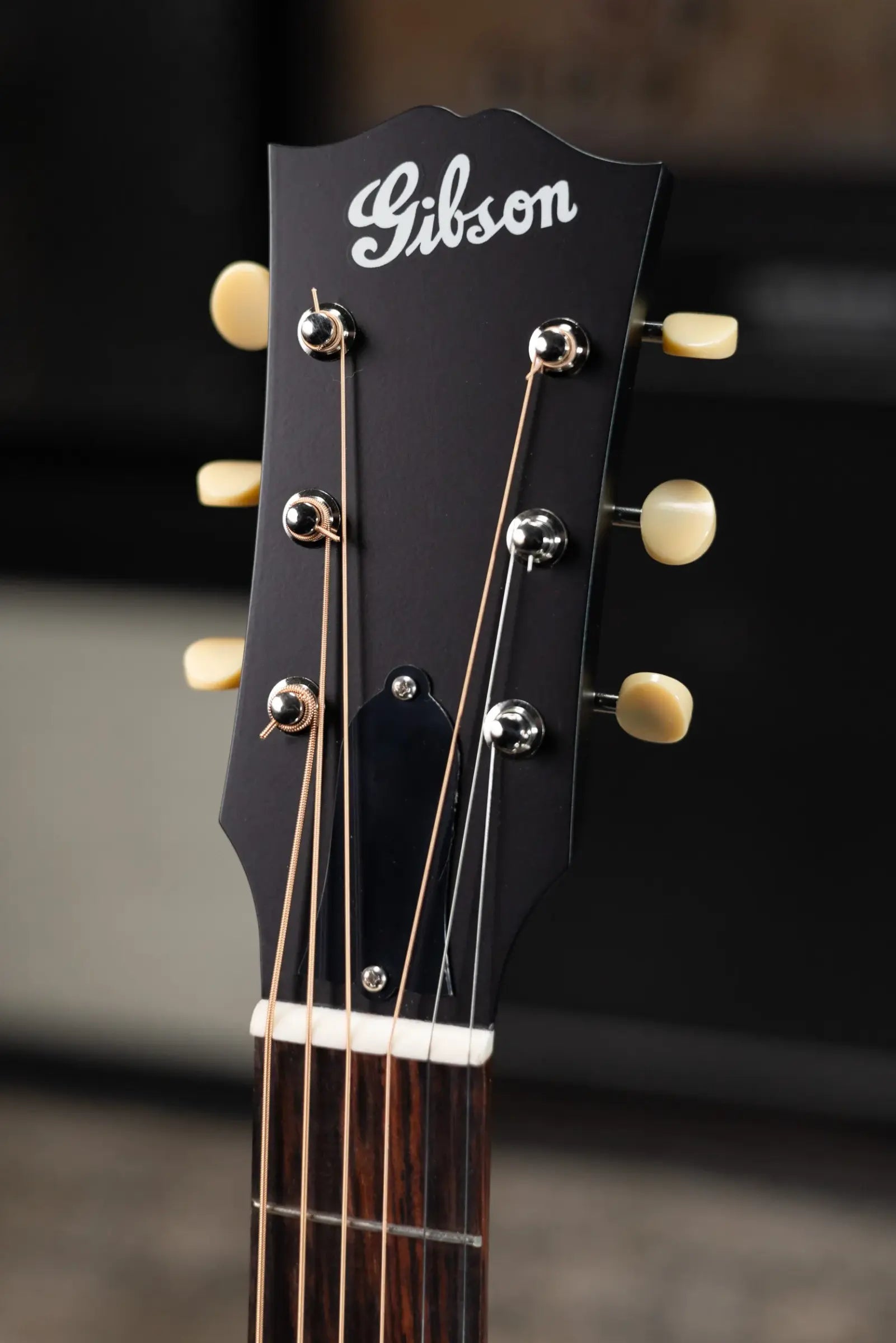 Gibson Century Collection J-45 12-Fret Acoustic Guitar - Ebony with Hardshell Case