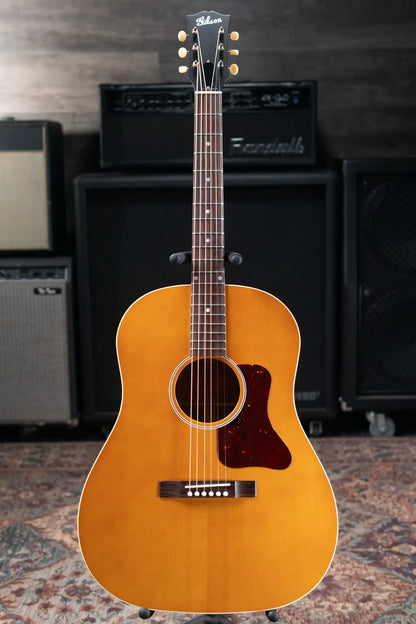 Gibson Century Collection J-45 12-Fret Acoustic Guitar - Vintage Amber with Hardshell Case