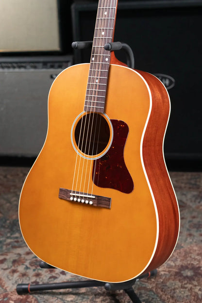 Gibson Century Collection J-45 12-Fret Acoustic Guitar - Vintage Amber with Hardshell Case