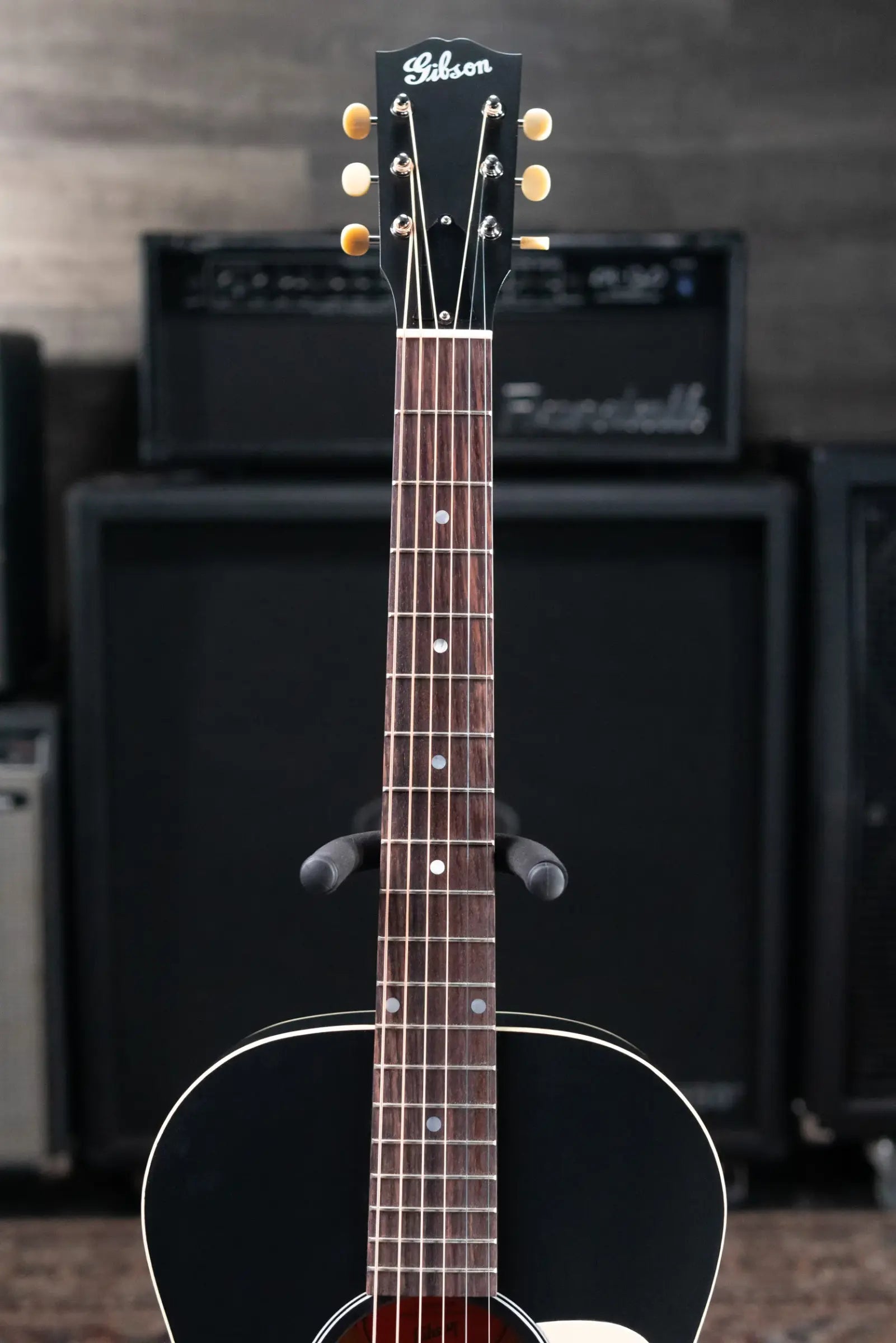 Gibson Century Collection L-00 12-Fret Acoustic Guitar - Ebony with Hardshell Case