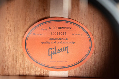 Gibson Century Collection L-00 12-Fret Acoustic Guitar - Ebony with Hardshell Case