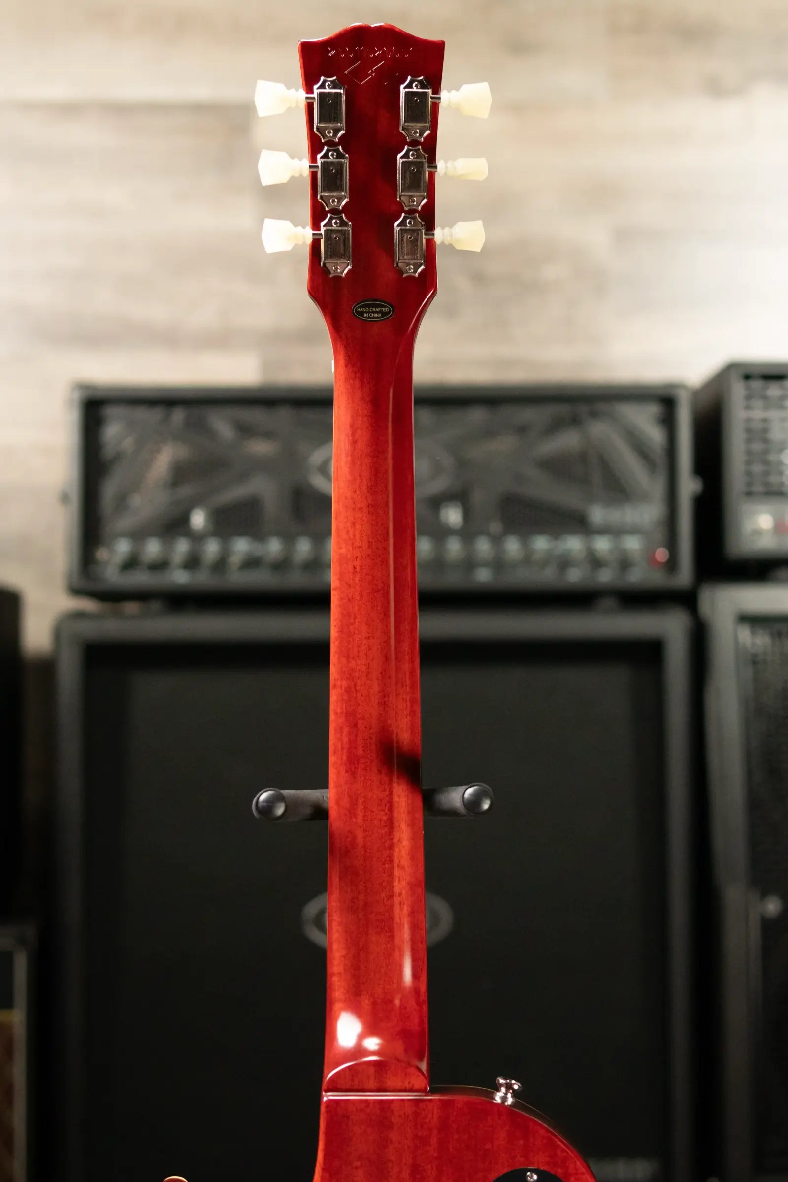 Epiphone 1960 Les Paul Standard Reissue Electric Guitar - Washed Cherry Sunburst with Hardshell Case