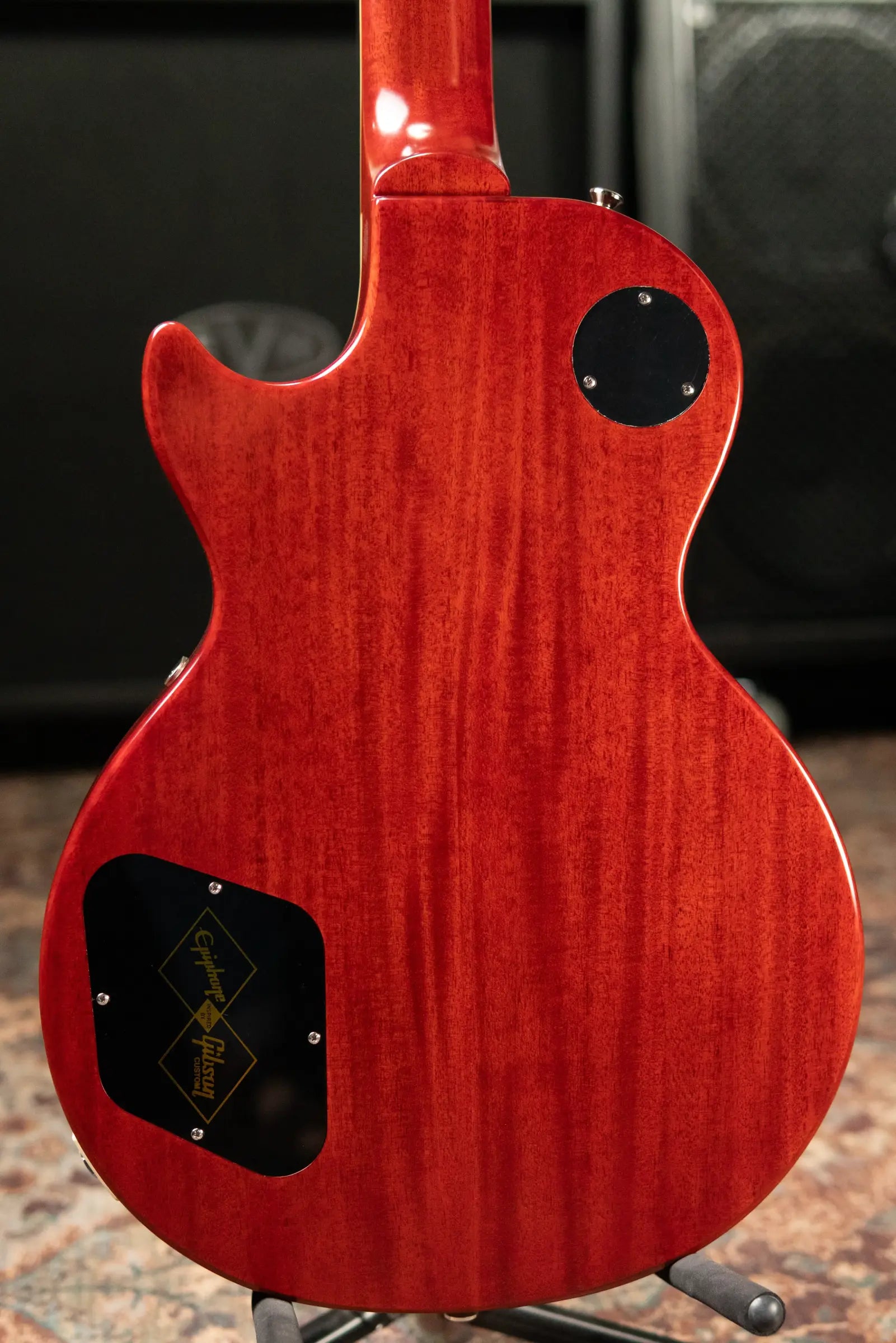 Epiphone 1960 Les Paul Standard Reissue Electric Guitar - Washed Cherry Sunburst with Hardshell Case