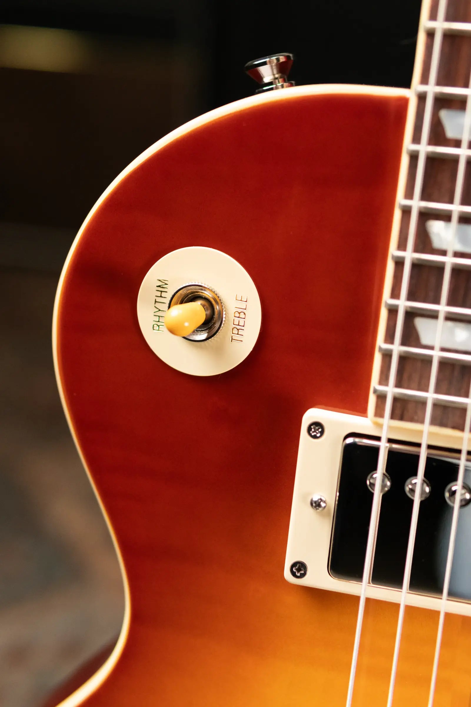 Epiphone 1960 Les Paul Standard Reissue Electric Guitar - Washed Cherry Sunburst with Hardshell Case