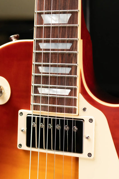 Epiphone 1960 Les Paul Standard Reissue Electric Guitar - Washed Cherry Sunburst with Hardshell Case