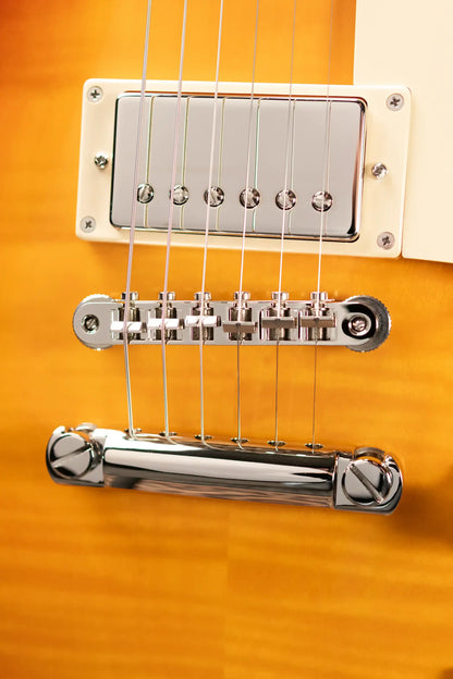 Epiphone 1960 Les Paul Standard Reissue Electric Guitar - Washed Cherry Sunburst with Hardshell Case