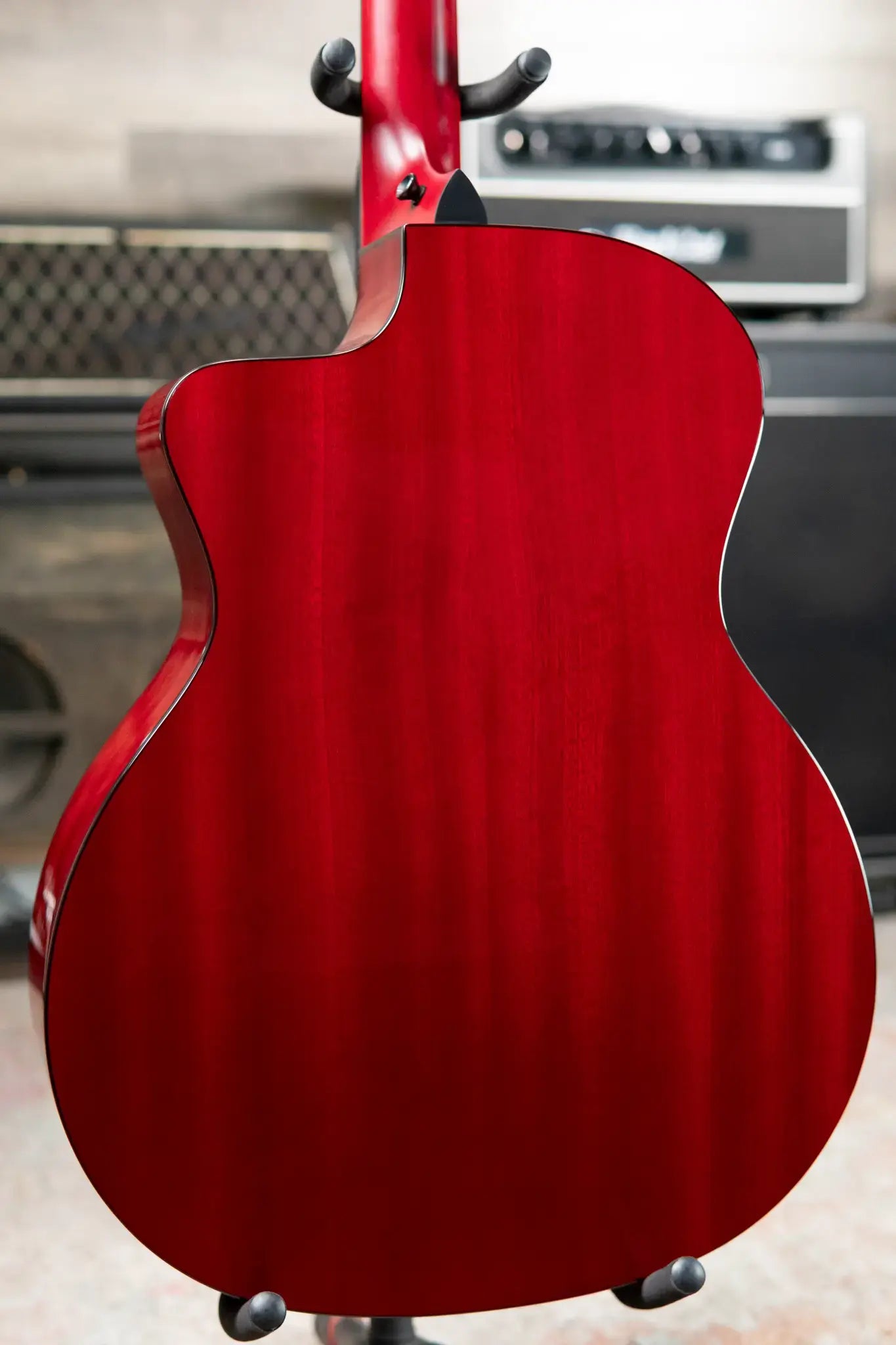 Taylor 224ce Plus Special Edition Grand Auditorium Acoustic/Electric Guitar - Trans Red Top with Aerocase