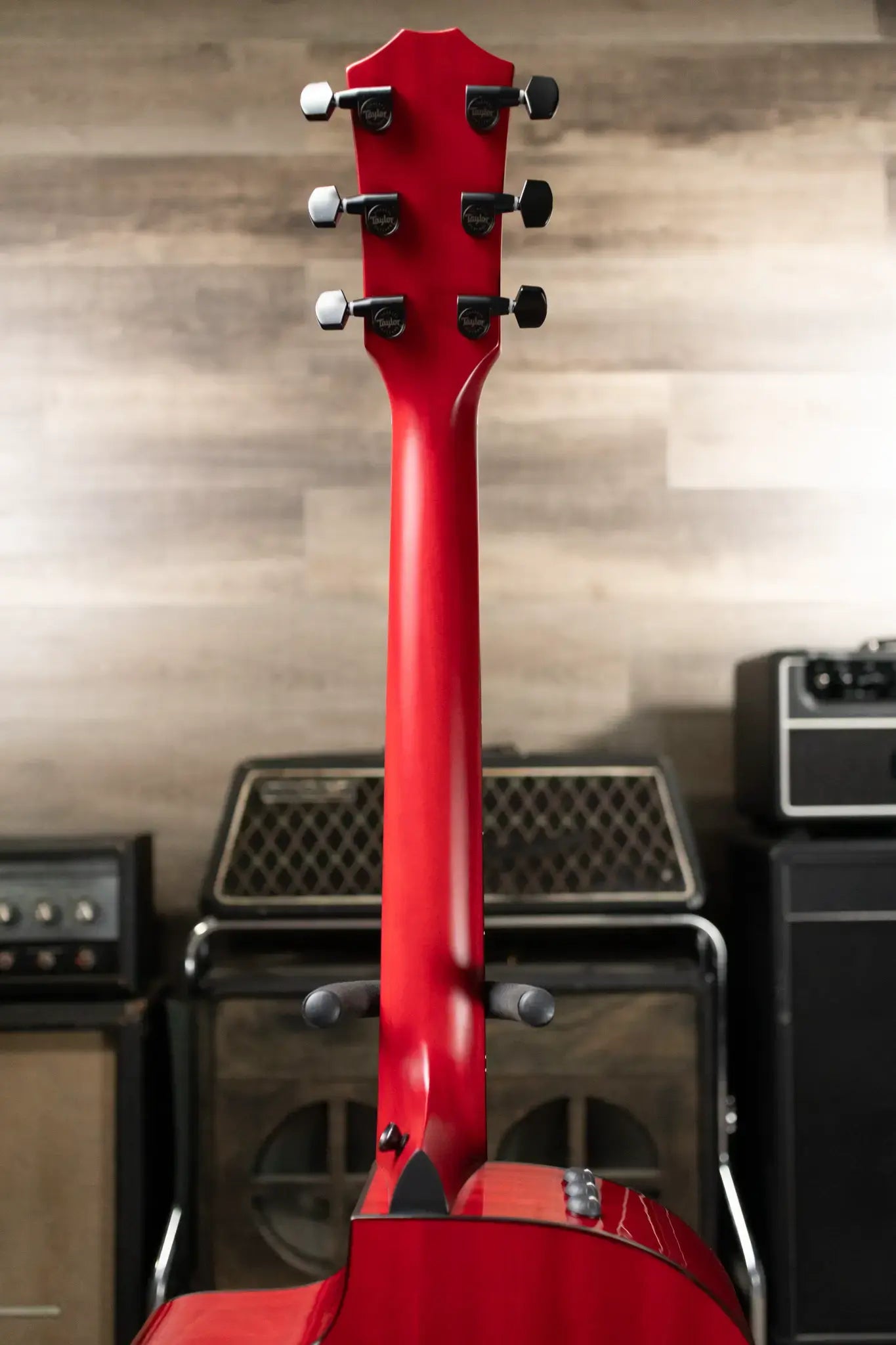 Taylor 224ce Plus Special Edition Grand Auditorium Acoustic/Electric Guitar - Trans Red Top with Aerocase